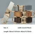 thumbnail image 2 of Velvet Collar for Dogs with Name and Phone Number | Soft Fashionable Pet Accessory Featuring Metal Quick Release Buckle and Multiple Color Options, 2 of 7