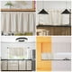 thumbnail image 5 of Cenefas de cocina para ventanas Cortinas de cocina Cenefas de arte abstracto con borlas, 5 of 6