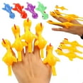 thumbnail image 2 of Miarnea 10Pcs Chicken Catapult Toy Flying Chicken Toy Rubber Chicken Slingshot Funny Stretchy Chicken Flingers Chicken Toy Activity for Children Birthday Party Favors, 2 of 8