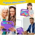 thumbnail image 5 of AVAWO for TCL Tab 8 LE (9137w) / WiFi (9132x) 2023 Case for Kids, Boys and Girls EVA Handle Stand Shockproof Cover - Purple, 5 of 7