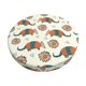 thumbnail image 1 of Balery Colorful Armadillos1 Fundas de asiento para taburete de bar redondo de tela de terciopelo ajustables que protegen de arañazos y manchas para sillas de 14 a 17 pulgadas.-12 inch, 1 of 7