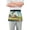 Cartoon House on Farm, variant on Rainbow Paint Server Apron with 3 Pockets Waterproof Waitress Waist Short Apron for Man Woman 12 Inches