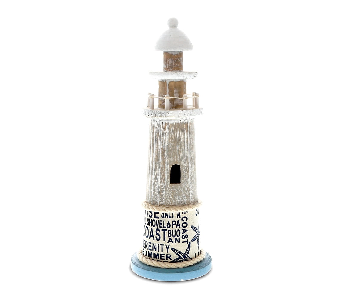 CoTa Global Aqua Sky Lighthouse Decorative Figure Tabletop ...