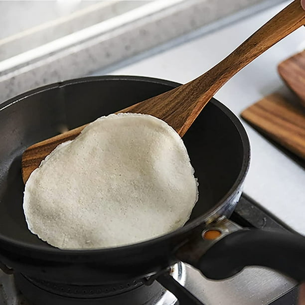 Z&YOU, Juego De Utensilios De Cocina De Madera De Teca, 10 Piezas/juego