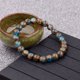 thumbnail image 5 of Granjero Gordo 2 piezas de piedra natural azul claro, accesorios para pulseras, collares y pendientes (4 mm), 5 of 5