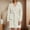 White, variant on Soft Kimono Bathrobe Shawl Collar Cozy Warm Home Loungewear Sleepwear For Women