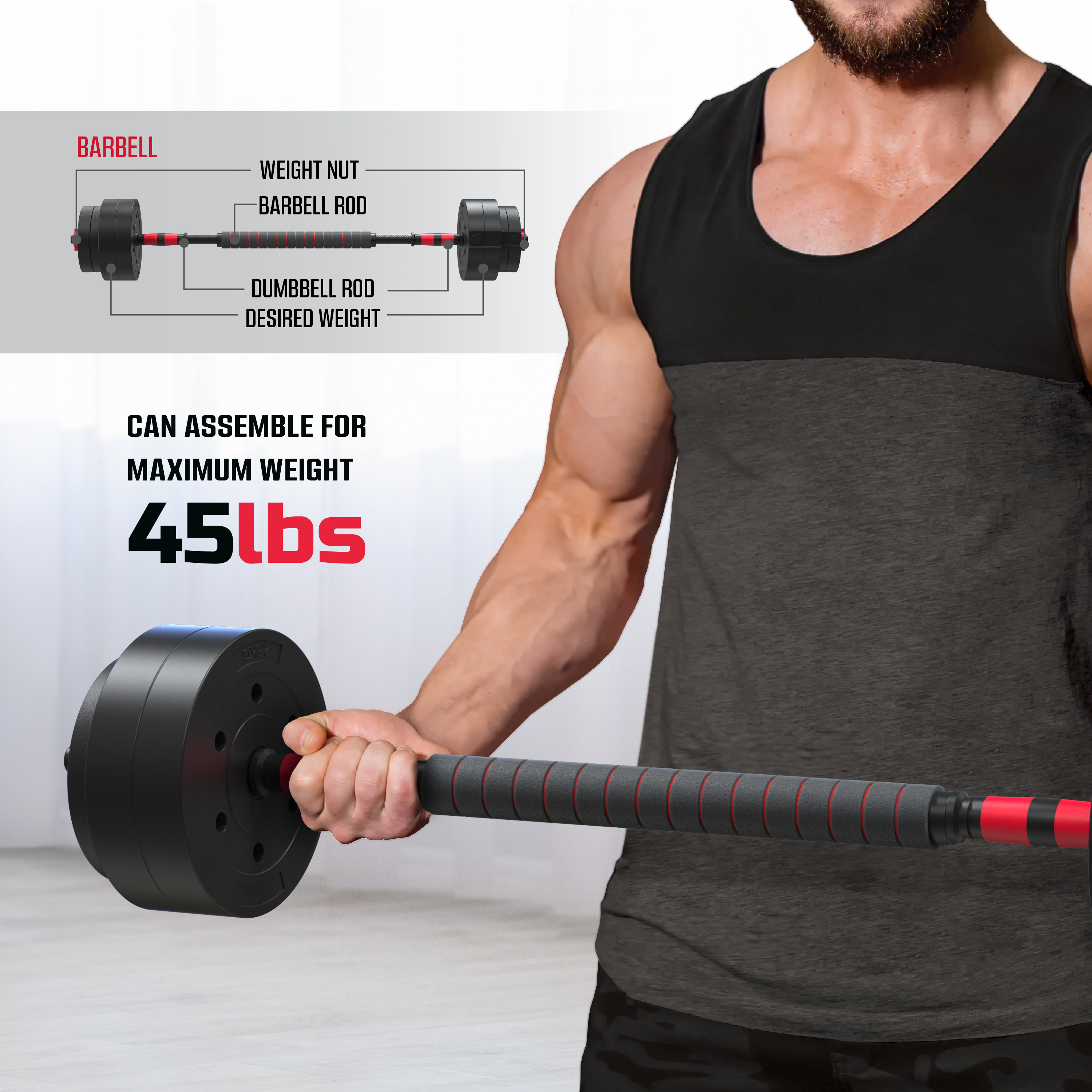 FitRx Smartbell Gym 5-in-1 Adjustable Dumbbell Set photo 7