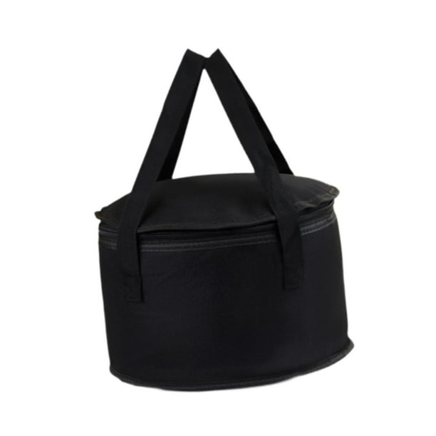 Bolsa de picnic térmica, bolsa de entrega térmica, gruesa, térmica, plegable, reutilizable negro