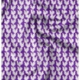 thumbnail image 1 of Soimoi Purple Rayon Fabric Hen Bird Printed Fabric 1 Yard 42 Inch Wide, 1 of 6