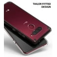 thumbnail image 7 of Ringke Fusion Case Compatible with LG V40 ThinQ, Transparent PC Back TPU Bumper Drop Protection Phone Cover - Smoke Black, 7 of 7