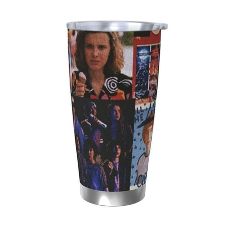 

Stranger Things Coffee Mug 20 Oz Insulated Stainless Steel Coffee Travel Mug | Vacuum Sealed Cartoon Design Bottle for Car & Gifts