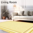 thumbnail image 2 of ODIKA 4' x 6' Machine Washable Non-Slip Area Rug, Traditional Border High Traffic Rug, Gold, 59569, 2 of 7