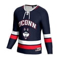 thumbnail image 2 of Unisex GameDay Greats  Navy UConn Huskies Lightweight Women's Hockey Team Fashion Jersey, 2 of 3