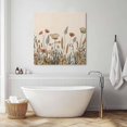 thumbnail image 3 of Pastoral Botanical Wall Art Painting on Canvas, Farmhouse Floral Rustic Canvas Art Home Prints Wall Art Framed Modern Artwork for Living Room Bedroom Wall Decor 8x8in, 3 of 9
