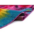 thumbnail image 5 of Well Woven Tie Dye Retro Rainbow Trippy Red Orange Yellow Green Modern 3'3" X 5' Area Rug, 5 of 6