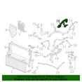 thumbnail image 3 of Car Engine Water Radiator Lower Bottom Cooling Coolant Hose Pipe For Jaguar XE XF 2.0L T2H34498 JX738286 JX738286AD, 3 of 6