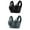 Dark Gray, variant on Wireless Pushup Bra For Women 2Pc Large Strapless Lace Tank Top Underwear Thin Adjustable Bra Women'S No Wire Bras
