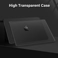 thumbnail image 2 of Mosiso Case for MacBook Air 13.6 inch Case 2025-2022 M4 A3240 M3 A3113 M2 A2681, Ultra-Thin Natural Original Color Protective Plastic Hard Shell Case Cover, Black Clear, 2 of 6