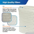 thumbnail image 4 of DizeyBoyo WF2 Humidifier Filter Replacement for Vicks Kaz Humidifier Starry Night Cool Mist V3500N V3700 V3100 V3900 Sunbeam 1118 1119 Honeywell HCM-300T HCM-350 WA-8D Enviracaire ECM-500 4 Pack, 4 of 7
