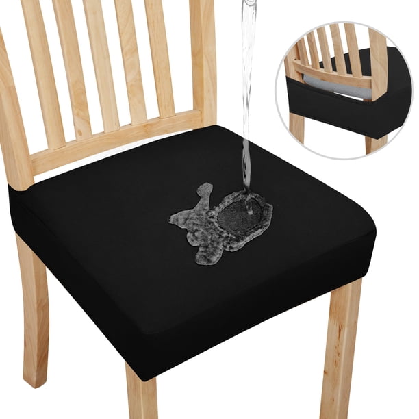 Funda Impermeable para Asiento de Silla de Comedor, Juego de 2, Fácil de Usar