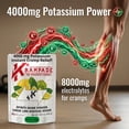 thumbnail image 2 of Krampade High Potassium Electrolyte Powder Low Sugar Lemon Lime, 8000mg Electrolytes, 4000mg Potassium, Instant Cramp Relief & Prevention, Cellular Hydration, Better Endurance & Recovery, 19 Servings, 2 of 13