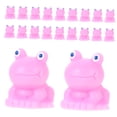 thumbnail image 4 of 20 Pcs Frog Figurines Desktop Ornament Toy Frogs Miniatures Rosy, 4 of 8