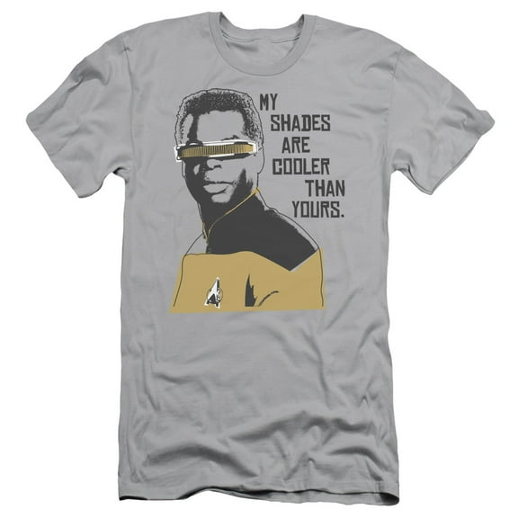Star Trek Cooler Shades Adult 30/1 T-Shirt Silver