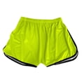thumbnail image 4 of Pantalones Cortos para Mujeres de Cintura Alta Moda Casual Pantalones Cortos Sueltos Impresos Sexy, Cintura Elástica Cuerpos Pantalones Cortos de las Señoras, Vestir de Verano de Poliéster, 4 of 5