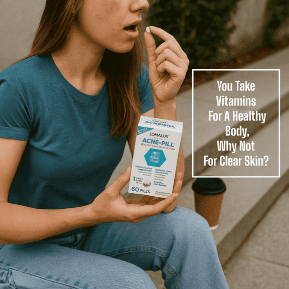 Loma Lux Laboratories Acne Pill - Chewable - Quick Dissolving - 60 Count