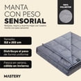 thumbnail image 2 of seraphiel Manta con Peso de Estimulación Sensorial 152x203 cm - Cobija Pesada Gruesa, Manta para Dormir Refrescante de 7 Capas, Weighted Blanket Relajante para Toda Estación, 2 of 9