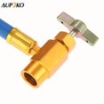 thumbnail image 4 of Dosaele Kit de Tuyau de Charge Réfrigérant R134A 1 2 Valve Auto-Scellante avec Manomètre pour Climatisation de Voiture Réfrigérant Kit de Charge Hvac m, 4 of 6