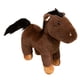 thumbnail image 5 of Muñeco de peluche de caballo para acurrucarse, adorno de dibujos animados de pie, cómodo animal de peluche S café, 5 of 9