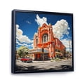 thumbnail image 2 of Designart "Dramatic Contrast A Grand Old Theater III" Theatres Floater Framed Wall Art Print, 2 of 7