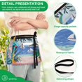 thumbnail image 4 of Yayeee Waist Apron with Pockets for Cooking Waterproof Half Server Aprons, Pink Seaside, 4 of 7