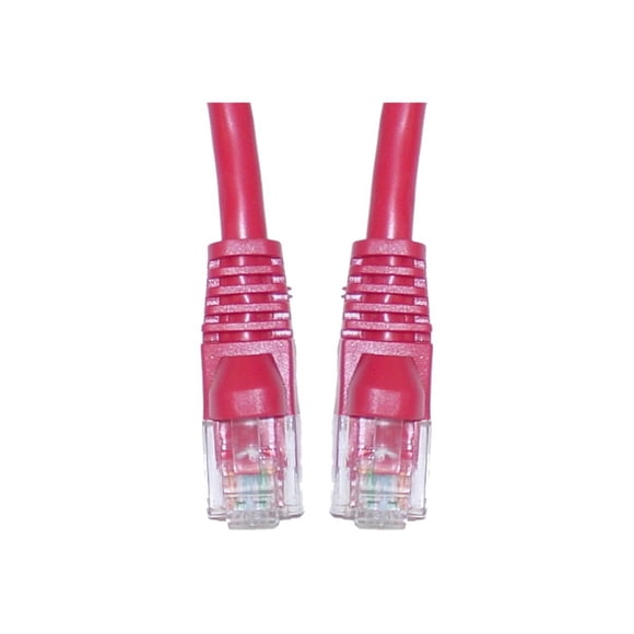 CableWholesale.com - Patch cable - RJ-45 (M) to RJ-45 (M) - 1 ft - UTP - CAT 6 - molded, stranded - red