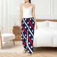 thumbnail image 4 of Sikiie Patriotic Star Women’s Ultra-Soft Comfy Lounge Pants Sleepwear Comfy Lounge Pants Drawstring Sleep Bottoms with PocketsXX-Large, 4 of 6