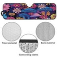 thumbnail image 6 of Uorisanigo Windshield Sun Shade Compatible with 2018-2025 Jeep Wrangler JL & 2/4 Door 4XE & 2020-2025 Jeep Gladiator JT 16.14"x52.95" Aesthetic Mushroom Front Window Sun Shade for Accessories, 6 of 7