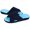 Navy, variant on Women's Fuzzy Slippers Adjustable Terry Cloth Indoor Slippers Open Toe House Shoes with Arch Support