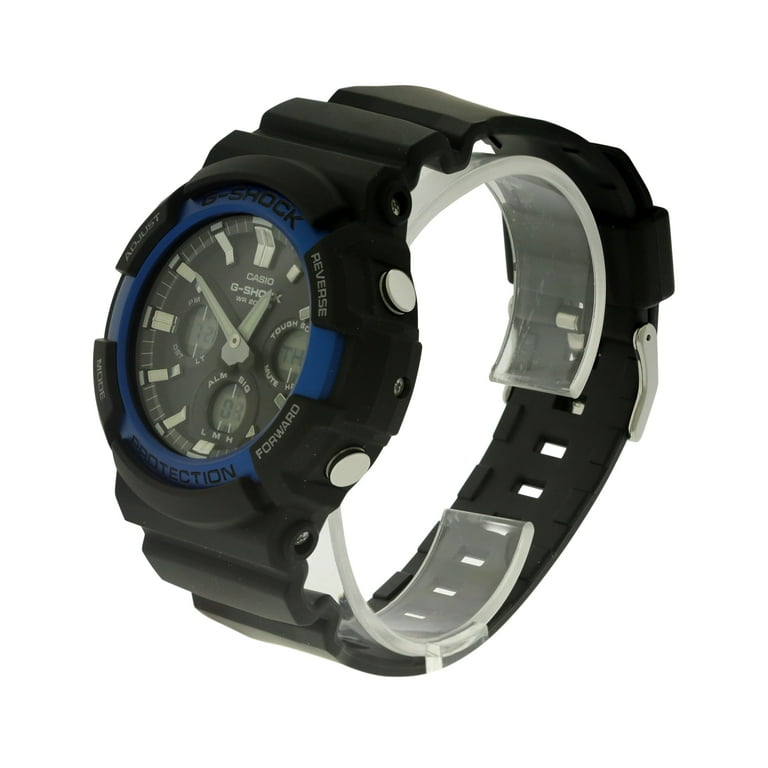 Men's Casio G-Shock Solar Powered Digital Analog Watch GAS100B-1A2