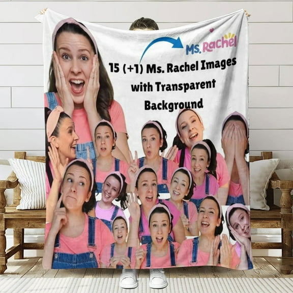 Ms Rachel Throw Blanket Gifts for Fans Lover Girls Boys Women Present Hoodie Him Bed 50"x60"