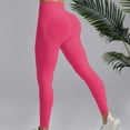 thumbnail image 2 of Kvture Women Seamless Impact Leggings Scrunch Workout Leggings Medium Waist Tummy Control Butt Lifting Gym Yoga Pants Hot Pink S, 2 of 7