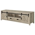 thumbnail image 6 of Madra 2-door Engineered Wood 79-inch TV Stand Distressed Pine, 6 of 13