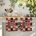 thumbnail image 4 of Mother's Day Kitchen Towels Set of 4, Lovw Heart Gnomes Red Black Buffalo Plaid Absorbent Dish Towels for Kitchen, Microfiber Hand Towel, Quick Drying Tea Towel for Cleaning Decorative Dishcloths, 4 of 7
