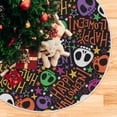 thumbnail image 5 of GZHJMY Halloween Christmas Tree Skirt Halloween Tree Skirt for Holiday Party Home Christmas Day Ornaments 48", 5 of 6