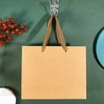 thumbnail image 2 of Paquete de 10 bolsas de papel con asas de 28 x 40 x 12 cm (11 x 15,7 x 4,7 pulgadas). Bolsas de papel kraft marrón para compras, fiestas y tiendas., 2 of 9