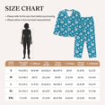 thumbnail image 4 of Hirioo Daisies Flowers for Women's Pajama Sets 2 Piece Pjs Women's Long-Sleeved Pajama Set Button Down Sleepwear,S-XXL-XX-Large, 4 of 7