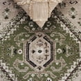thumbnail image 6 of SAFAVIEH Bayside Sherwood Oriental Polyester Area Rug, Green/Beige, 6'7" x 6'7" Round, 6 of 10