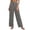 Gray, variant on Dress Office Pants for Women Fashion Pleated Wide Leg Work Trousers Lightweight Solid Color Pull on Business Clothes