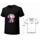 thumbnail image 4 of Colorful Lovely Baby Elephant Tshirt Tee Man Woman Fantasy Cute Animal Short Sleeve Top, 4 of 4