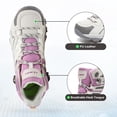 thumbnail image 6 of Gexuosn Outdoor Hiking Boots Trail Trekking Backpacking Breathable Hiking Shoes for Women,Gray Purple, 6 of 8
